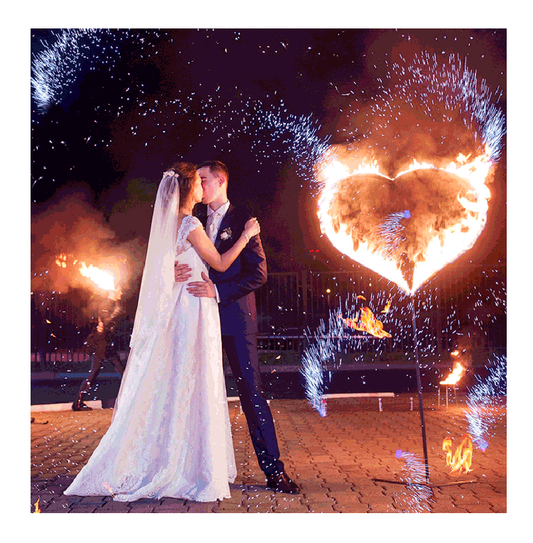 Организация пиротехнического шоу на свадьбу  Вилюйск | vilyujsk.salutsklad.ru