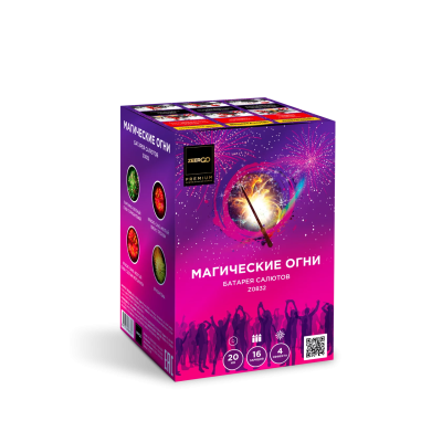 Магические огни Батарея салютов купить в Вилюйске | vilyujsk.salutsklad.ru