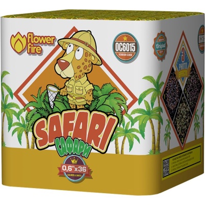 Сафари Батарея салютов купить в Вилюйске | vilyujsk.salutsklad.ru