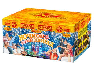 Ночной звездопад Комбинированный Фейерверк купить в Вилюйске | vilyujsk.salutsklad.ru
