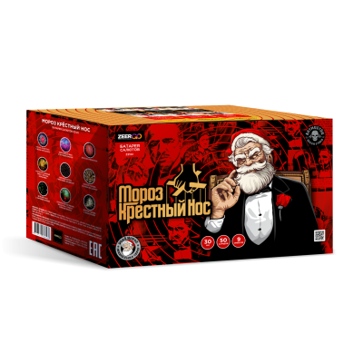 Мороз Крестный нос Батарея салютов купить в Вилюйске | vilyujsk.salutsklad.ru