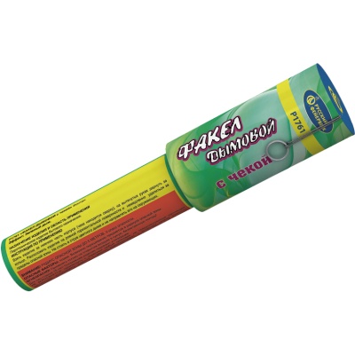 Дымовой (с чекой) зеленый Фальшфейер купить в Вилюйске | vilyujsk.salutsklad.ru