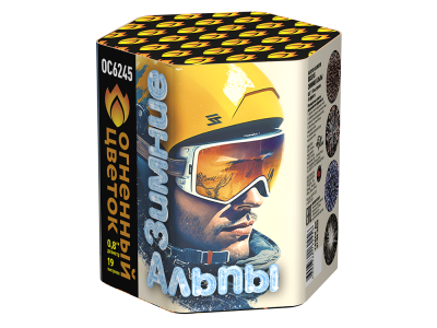 Зимние Альпы Батарея салютов купить в Вилюйске | vilyujsk.salutsklad.ru