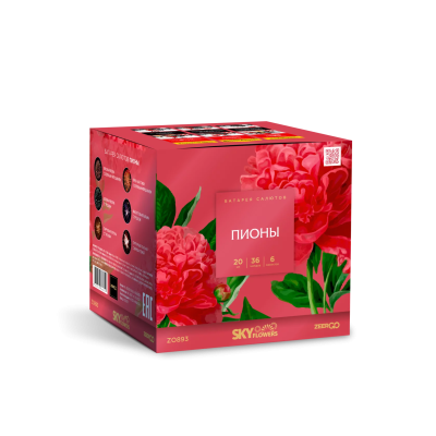 Пионы Салют купить в Вилюйске | vilyujsk.salutsklad.ru